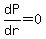 dP%2Fdr=0