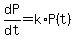 dP%2Fdt=k%2AP%28t%29