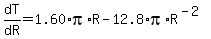 dT%2FdR=1.60%2Api%2AR-12.8%2Api%2AR%5E%28-2%29