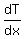 dT%2Fdx
