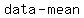 data-mean