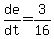 de%2Fdt+=+3%2F16