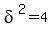 delta%5E2=+4