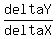 deltaY%2FdeltaX