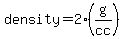 density=2%28g%2Fcc%29