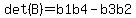 det%28B%29=b1b4-b3b2