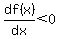 df%28x%29%2Fdx%3C0