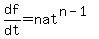 df%2Fdt=nat%5E%28n-1%29