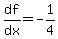 df%2Fdx=-1%2F4
