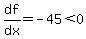 df%2Fdx=-45%3C0