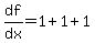 df%2Fdx=1%2B1%2B1