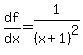 df%2Fdx=1%2F%28x%2B1%29%5E2