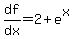 df%2Fdx=2%2Be%5Ex