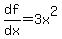 df%2Fdx=3x%5E2