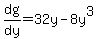 dg%2Fdy=32y-8y%5E3