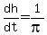dh%2Fdt+=+1%2Fpi