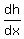 dh%2Fdx