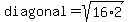 diagonal=sqrt%2816%2A2%29