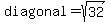 diagonal=sqrt%2832%29