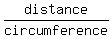 distance%2Fcircumference