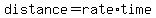 distance+=+rate%2Atime