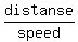 distanse%2Fspeed