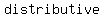 distributive