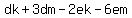 dk%2B3dm-2ek-6em