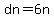 dn=6n