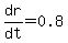 dr%2Fdt+=+0.8