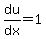 du%2Fdx=1