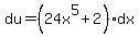 du=%2824x%5E5%2B2%29dx