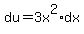 du+=+3x%5E2%2Adx