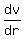 dv%2Fdr