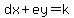 dx%2Bey=k