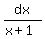 dx%2F%28x%2B1%29