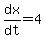 dx%2Fdt=4