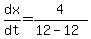 dx%2Fdt=4%2F%2812-12%29