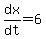 dx%2Fdt=6