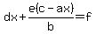 dx+%2Be%28c-ax%29%2Fb=f