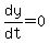 dy%2Fdt=0