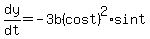 dy%2Fdt+=+-3b%28cost%29%5E2%2Asint