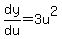 dy%2Fdu+=+3u%5E2