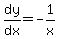 dy%2Fdx=-1%2Fx