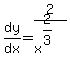 dy%2Fdx=2%2Fx%5E%282%2F3%29