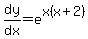 dy%2Fdx=e%5Ex%28x%2B2%29