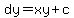 dy=xy%2Bc