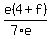 e%284%2Bf%29%2F%287%2Ae%29