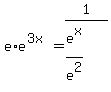 e%2Ae%5E%283x%29=1%2F%28e%5Ex%2Fe%5E2%29