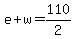 e%2Bw=110%2F2